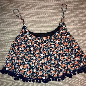 Floral crop top